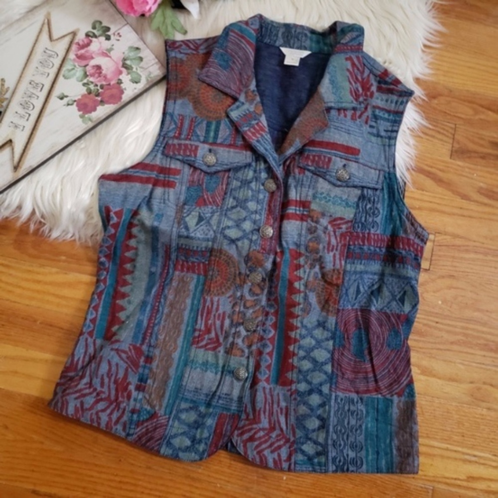 CHRISTOPHER & BANKS Chaleco/Vest sz M